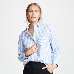 AYR The Deep End Button Down Shirt Size XS